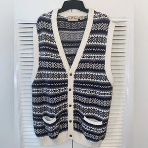 IZOD vintage Golf Knitted Cardigan